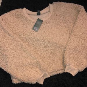 Tan teddy sweater